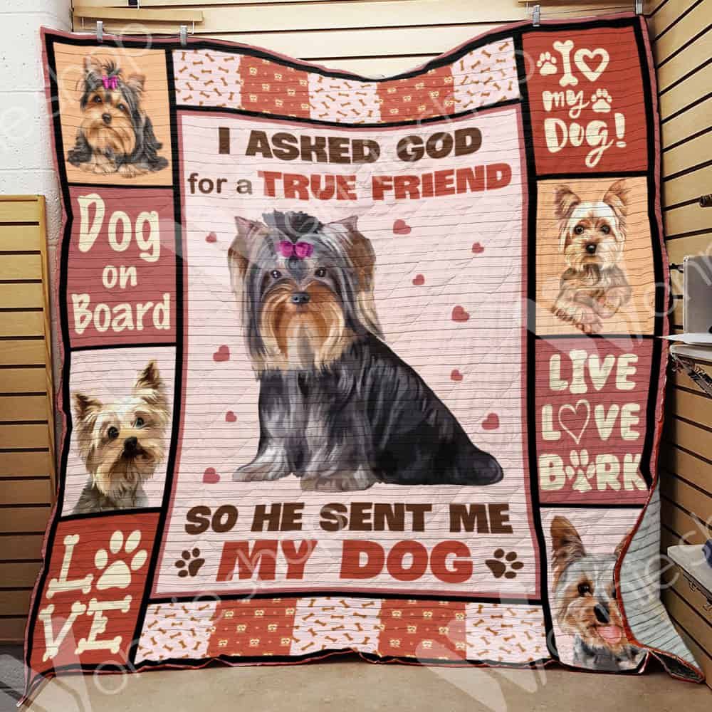 Yorkshire Terrier Dog Quilt Blanket DHC0602595TD