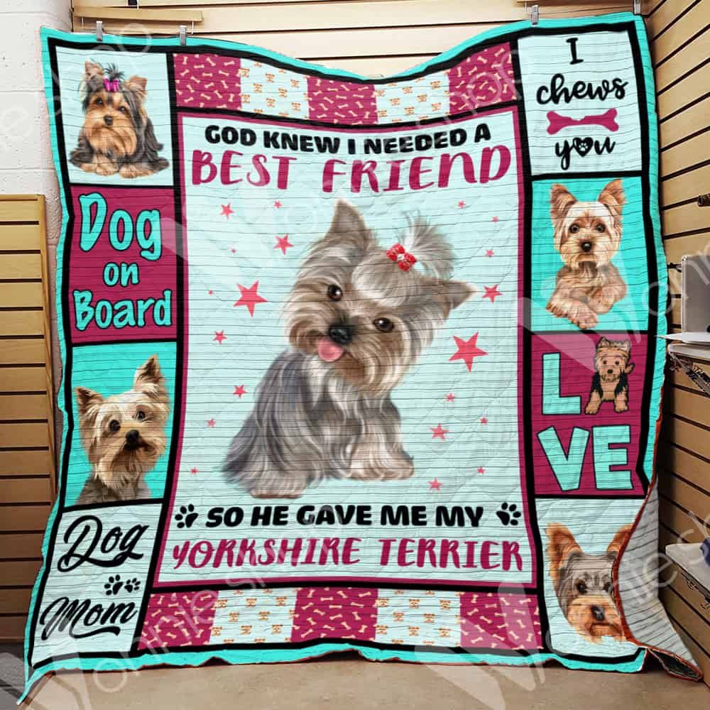 Yorkshire Terrier Dog Quilt Blanket DHC0602788TD
