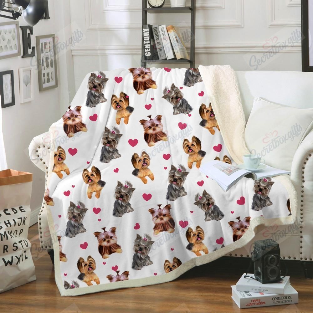 Yorkshire Terrier Fleece Blanket