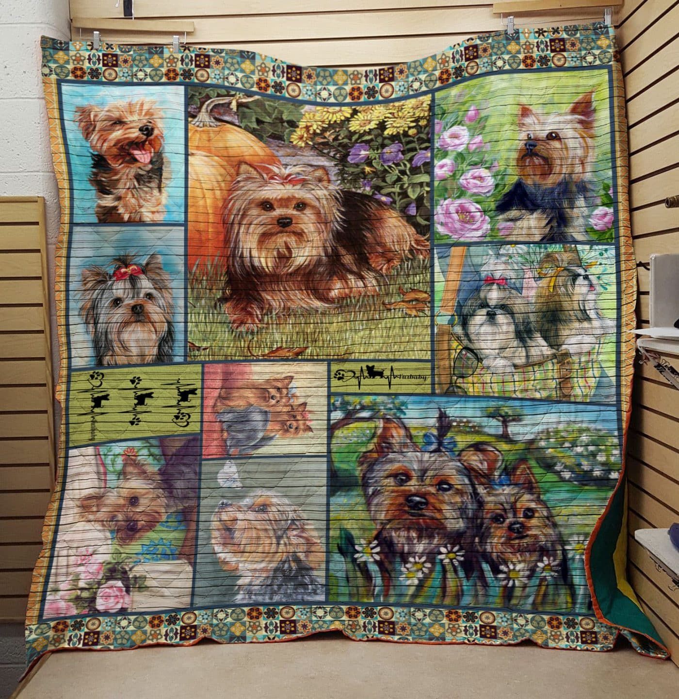 Yorkshire Terrier Quilt Blanket DHC13121884VT