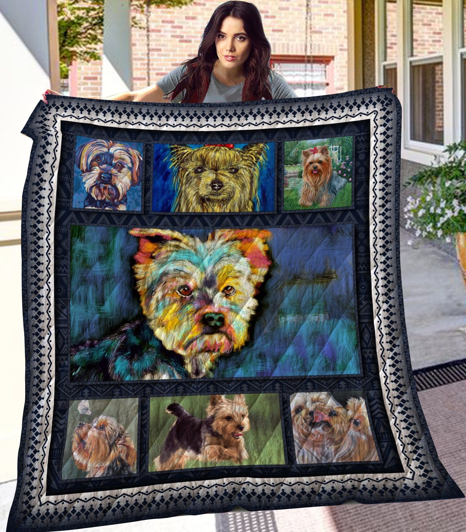Yorkshire Terrier Quilt Blanket DHC1312244VT