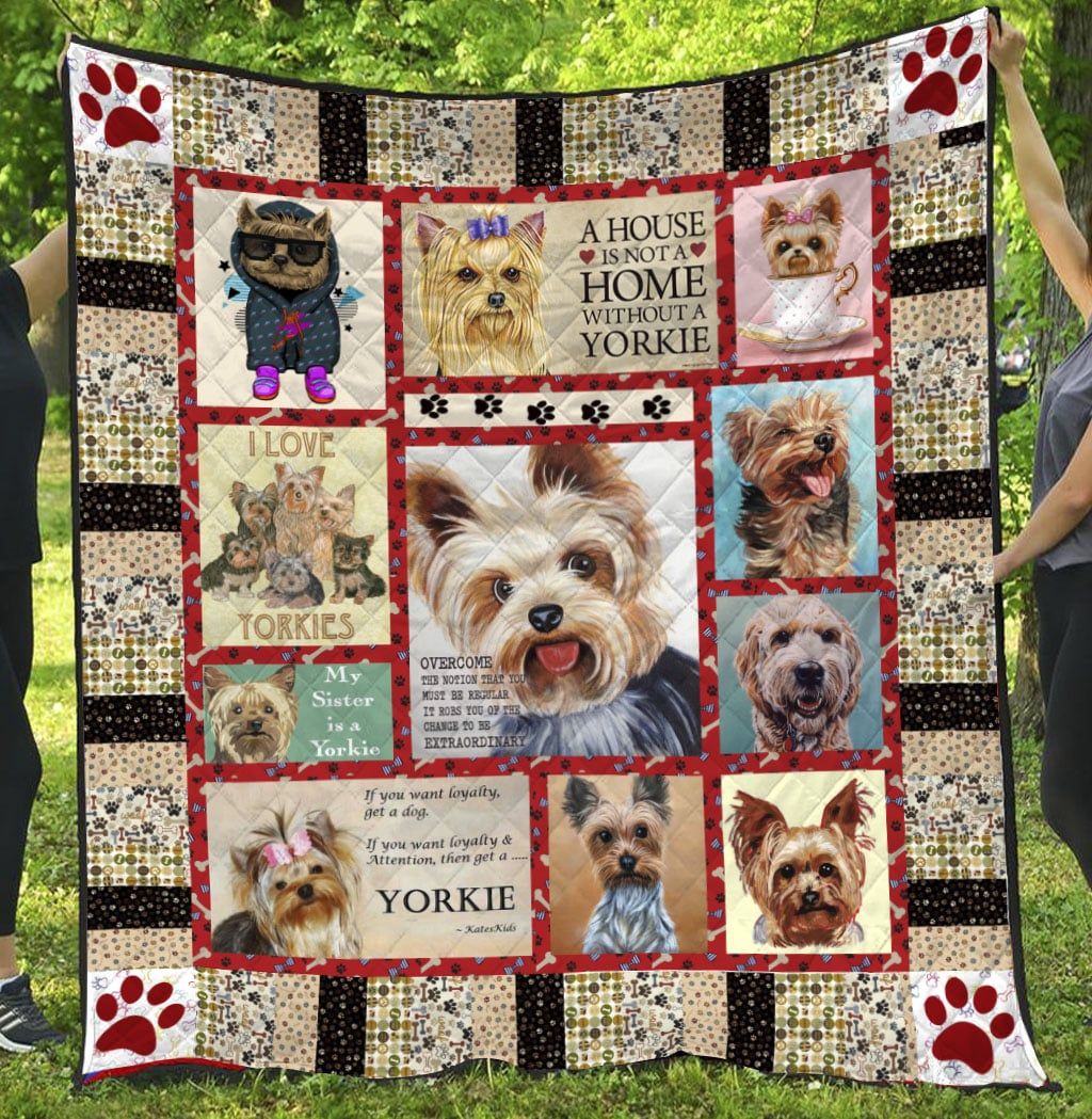 Yorkshire Terrier Quilt Blanket DHC13123097VT