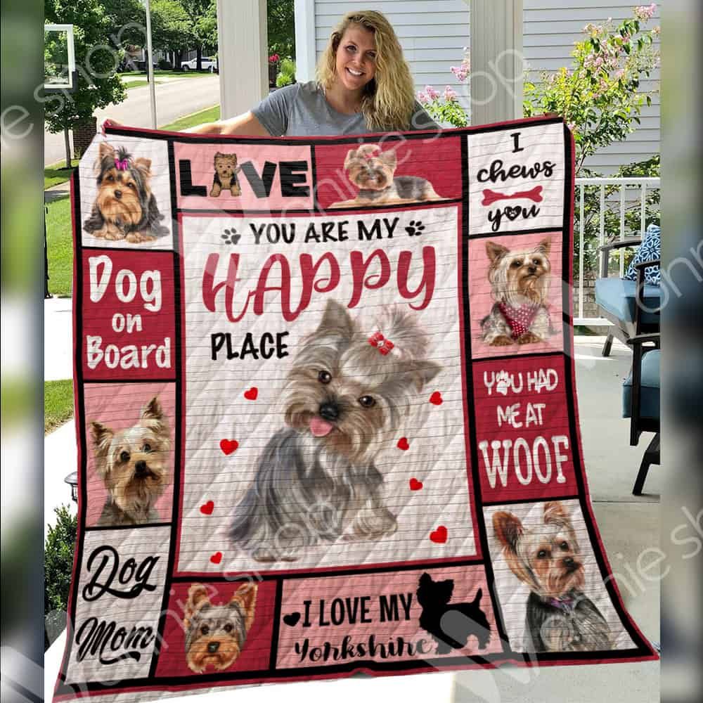 Yorkshire Terrier Quilt Blanket DHC1312389VT