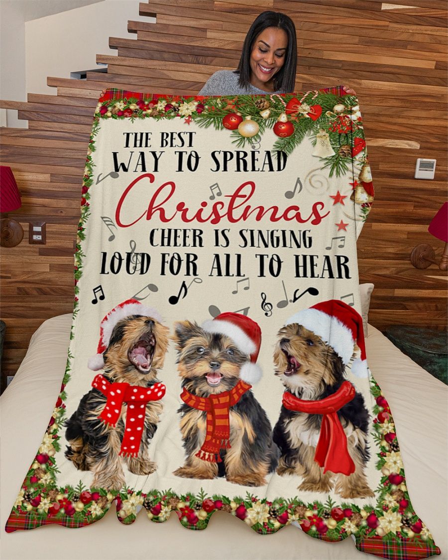 Yorkshire Way to spread Fleece Blanket