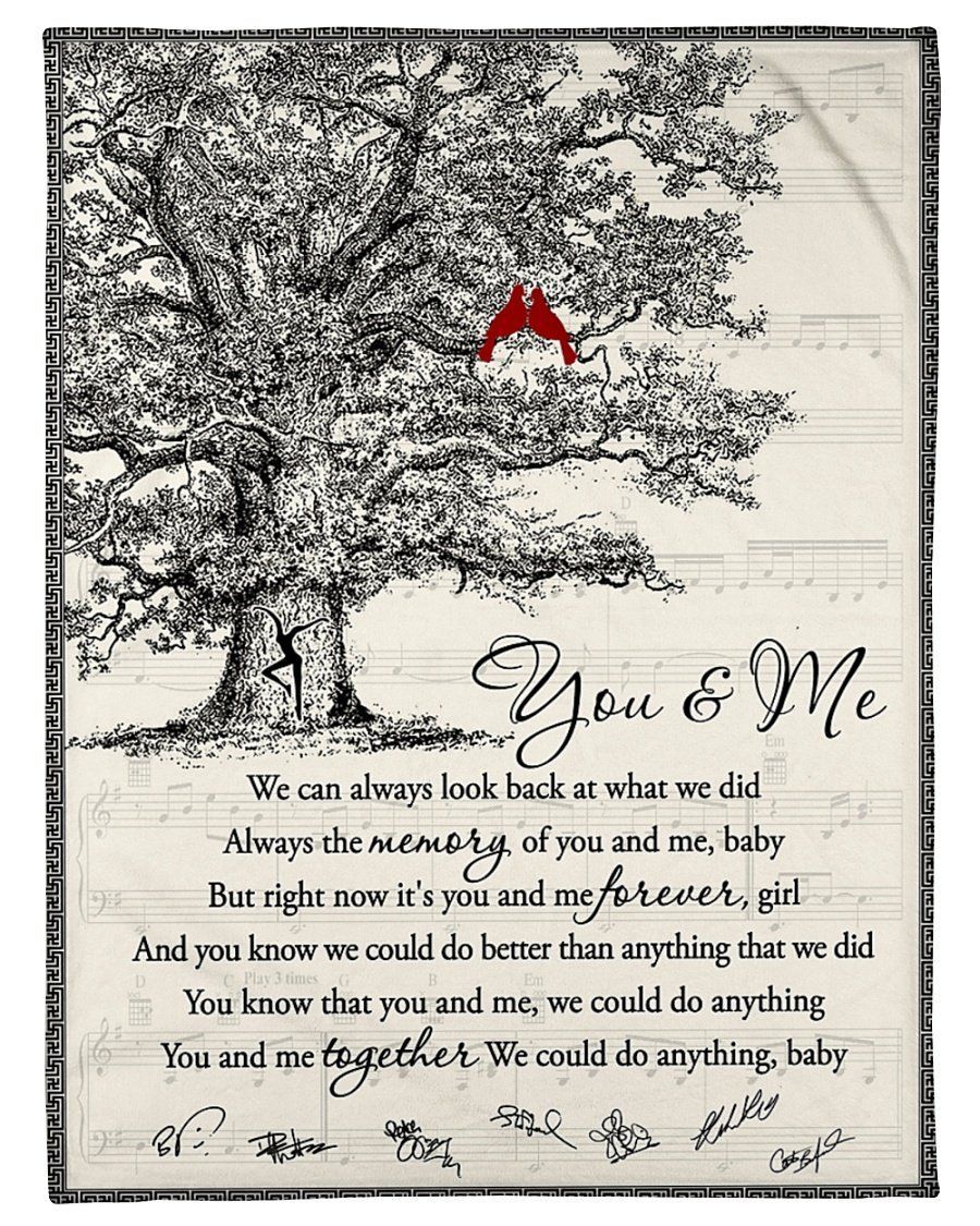 You And Me We Could Do Anything For A Birthday Gift Fleece Blanket