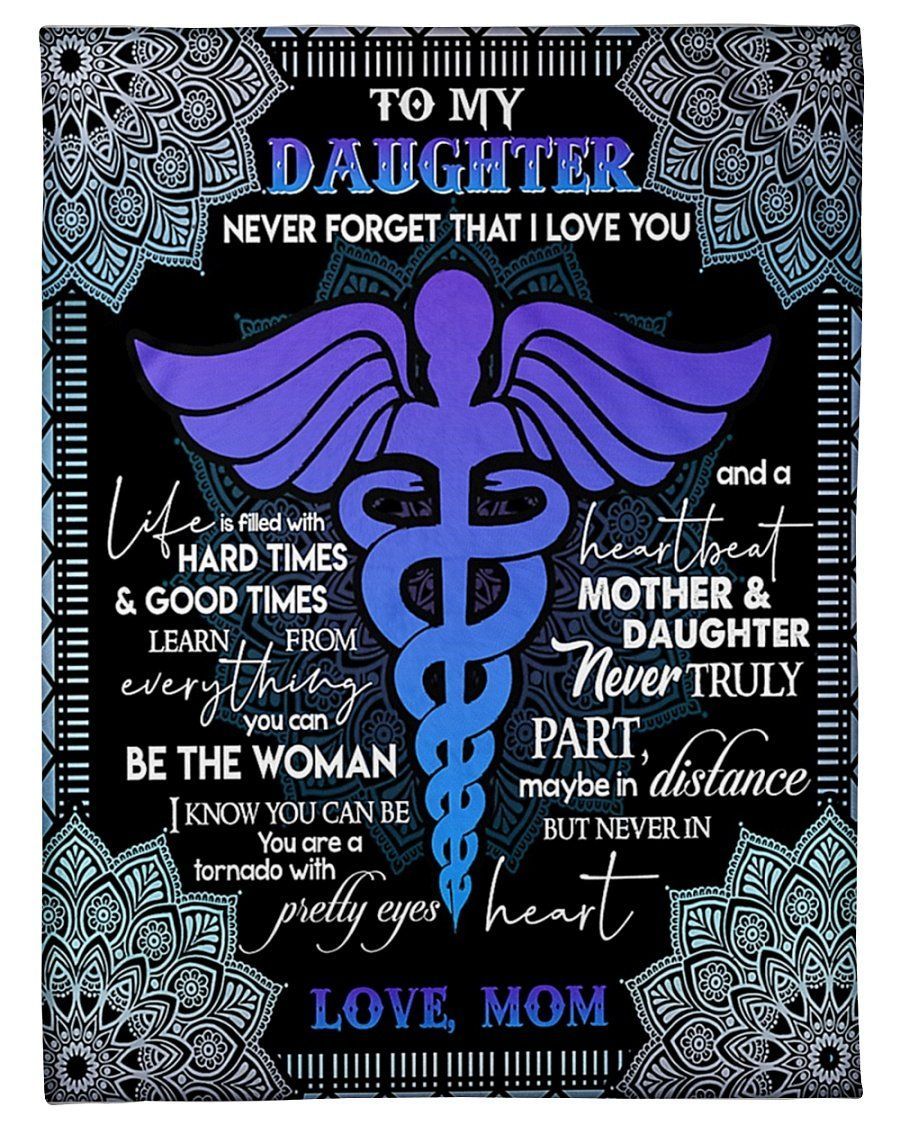 You Are A Tornado With Pretty Eyes Fleece Blanket To Daughter Fleece Blanket