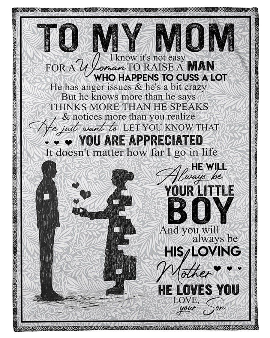 You Are Appreciated Son To Mummy Fleece Blanket Fleece Blanket