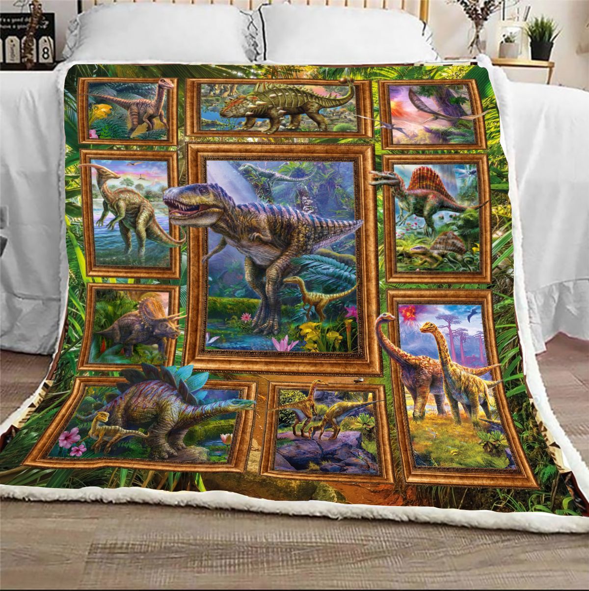 You Are My Favorite Dinosaur Sherpa Fleece Blanket