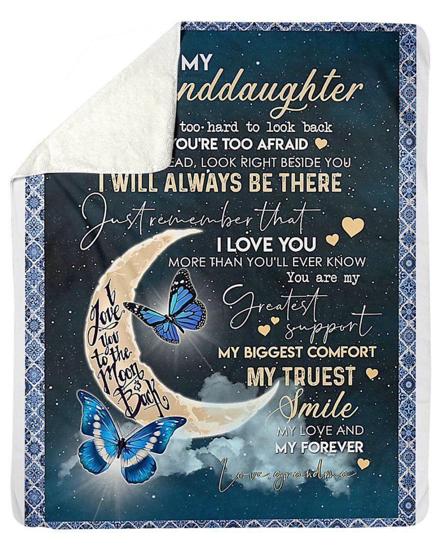 You Are My Greatest Support Great Gift From Grandma To Granddaughter Fleece Blanket