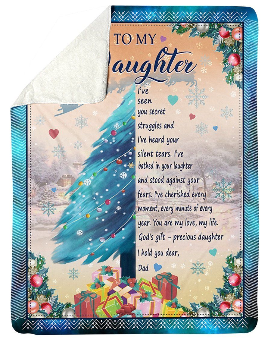You Are My Love To Daughter Fleece Blanket Sherpa Blanket