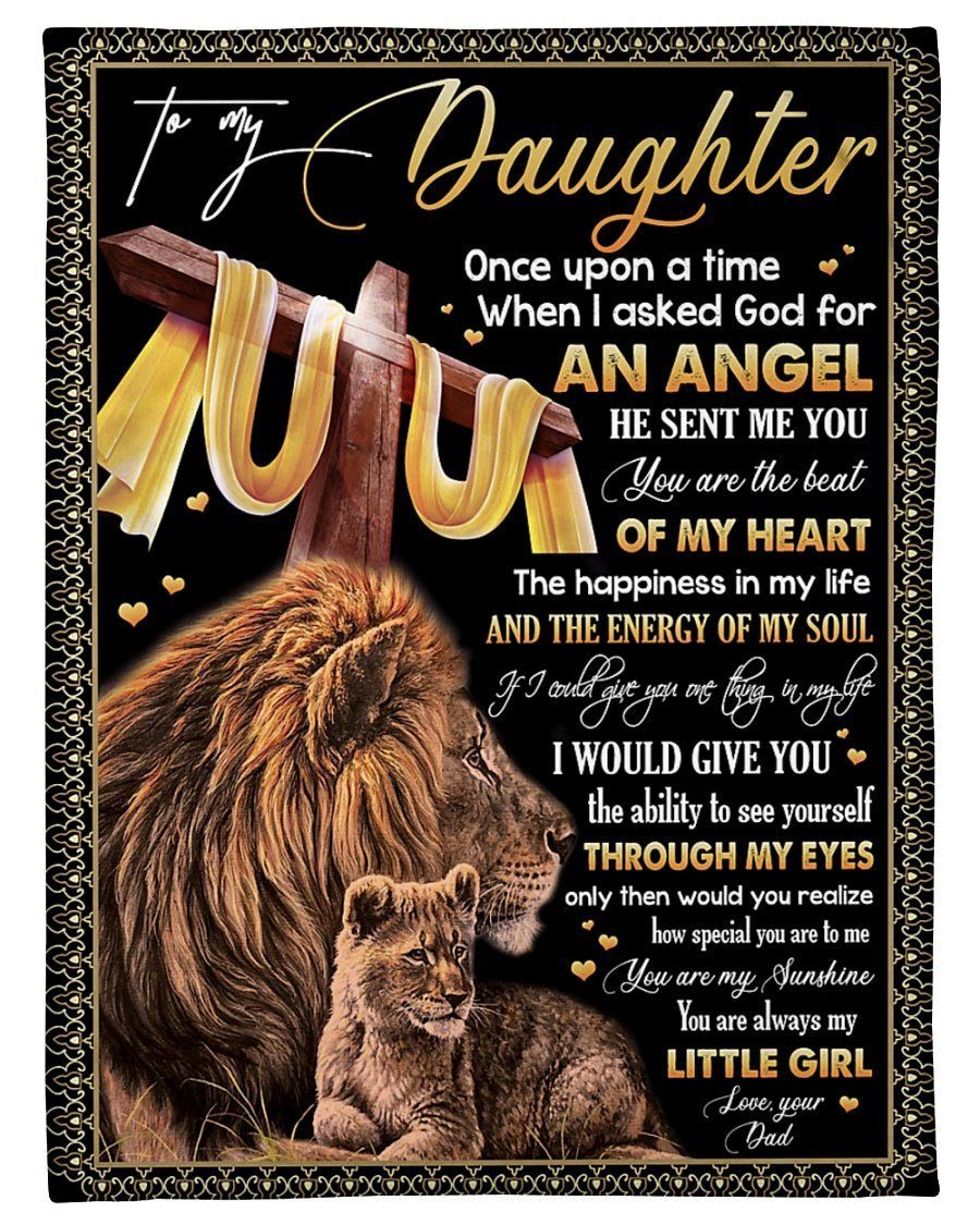 You Are My Sunshine Black Fleece Blanket For Daughter Fleece Blanket