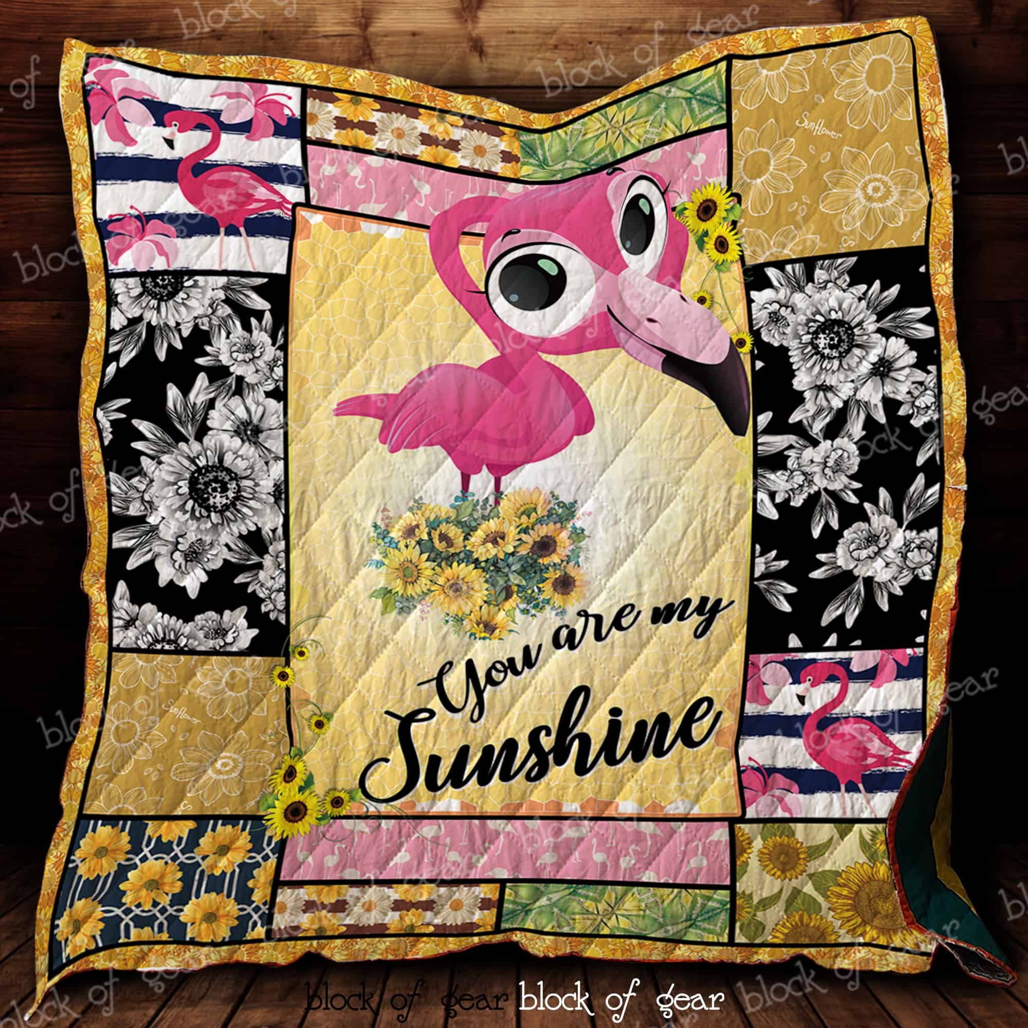 You Are My Sunshine Flamingo Quilt D266 Dhc11123317Dd