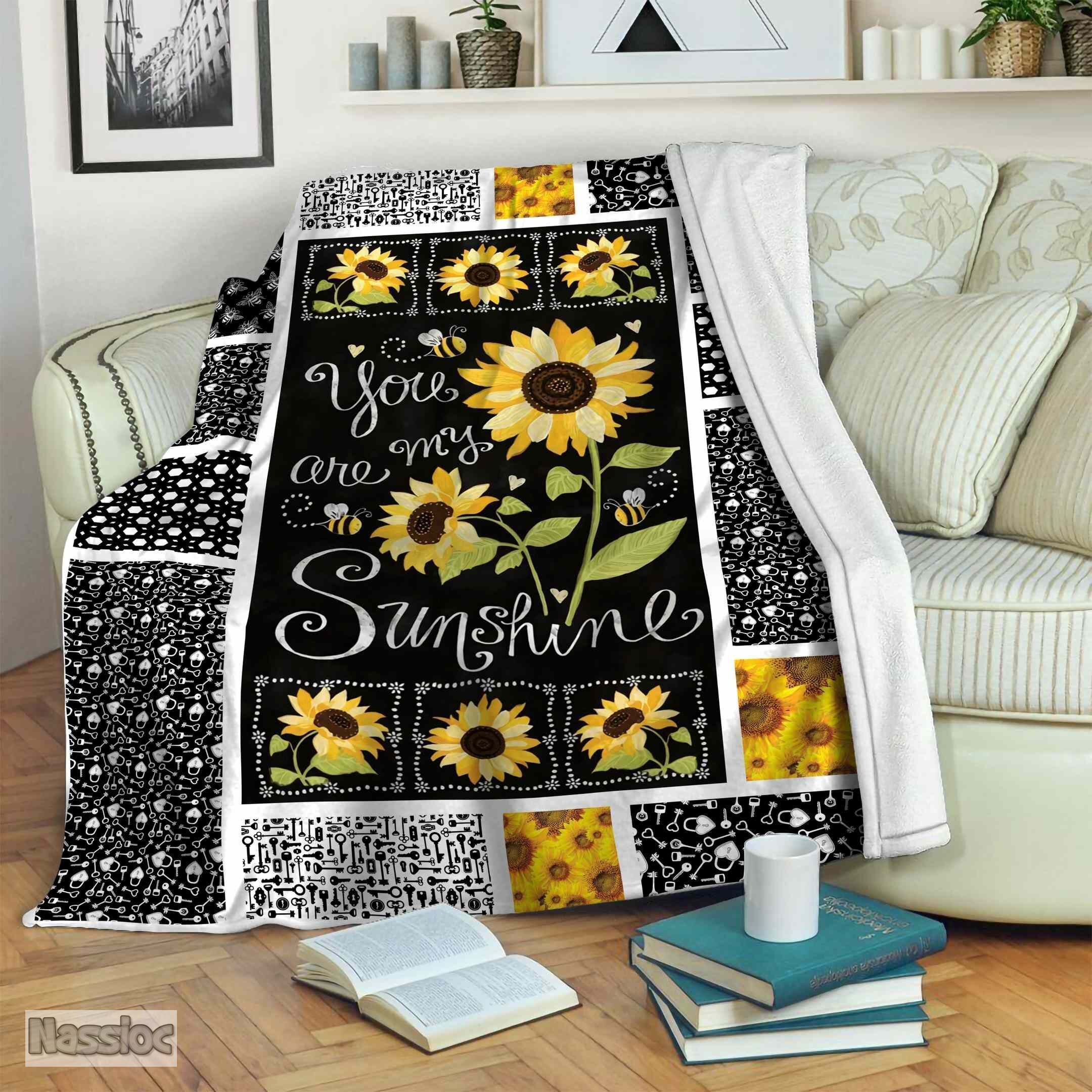 You Are My Sunshine Fleece Blanket