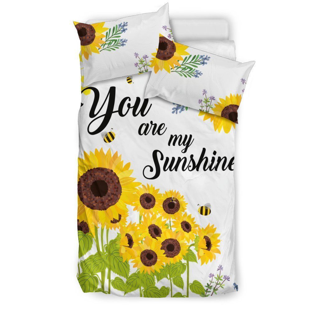 You Are My Sunshine Flower Hippie Bedding Set