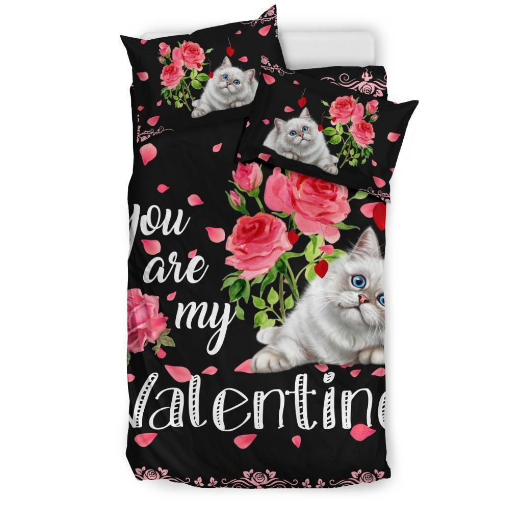 You Are My Valentine Cat Bedding Set