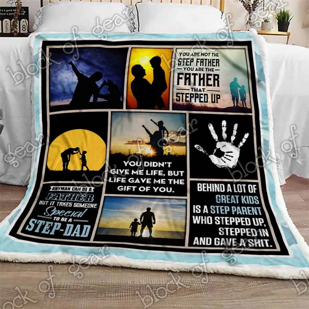You Are Not The Step Father Fleece Blanket