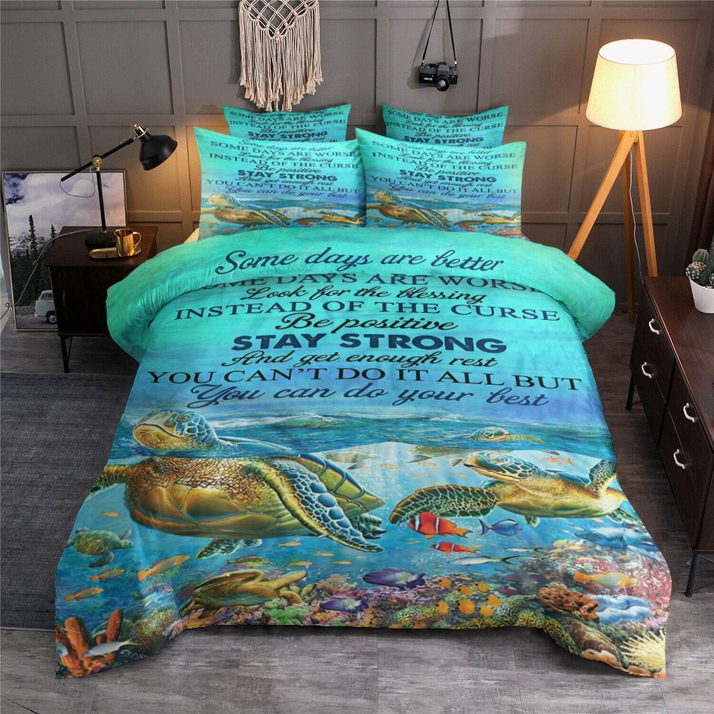 You Can Do Your Best Turtle Bedding Set
