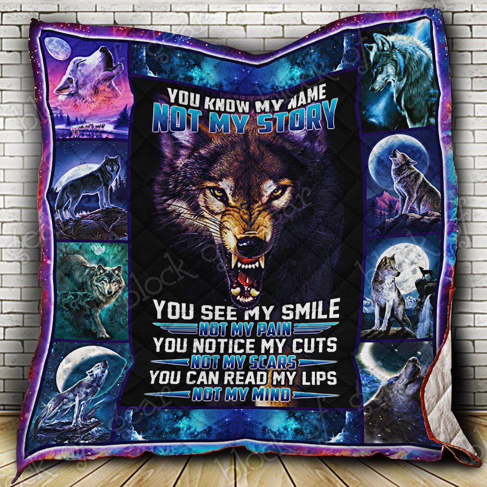 You Know My Name Not My Story Wolf Quilt Thb1248 Dhc11122598Dd