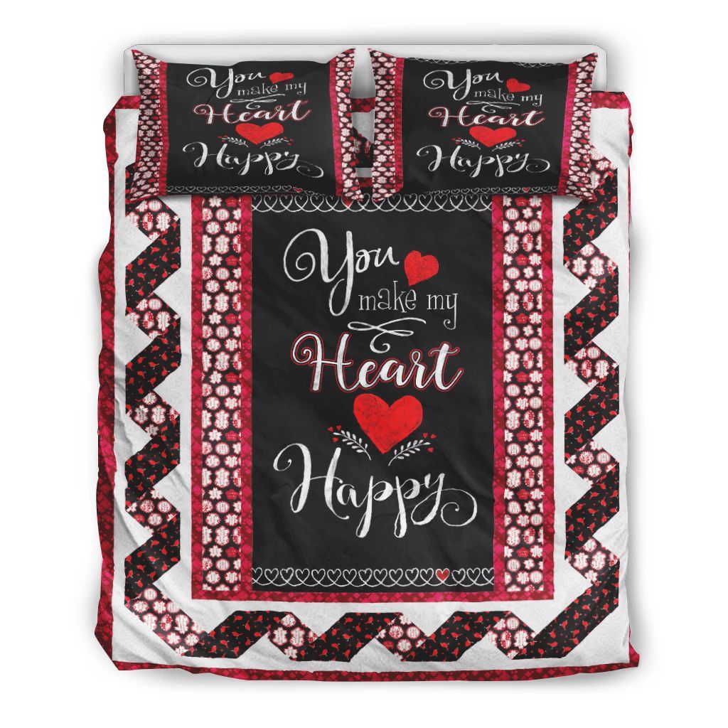 You Make My Heart Happy Bedding Set
