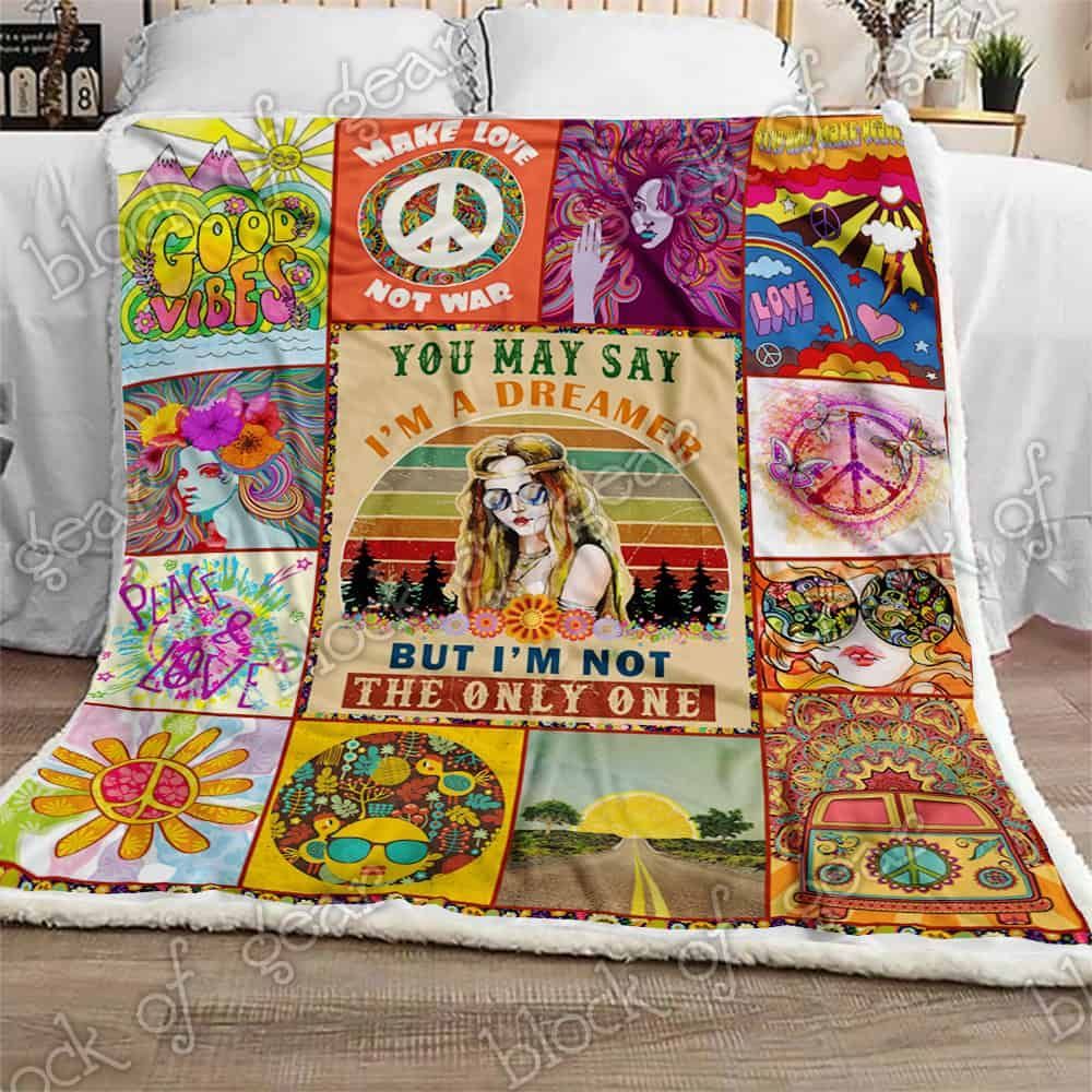 You May Say Im A Dreamer But Im Not The Only One Fleece Blanket