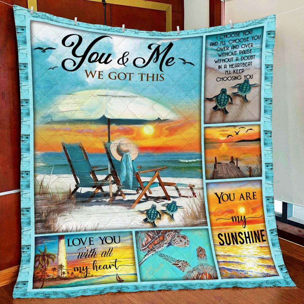 You Me We Got This Husband Wife GS-CL-LD0405 Quilt Blanket