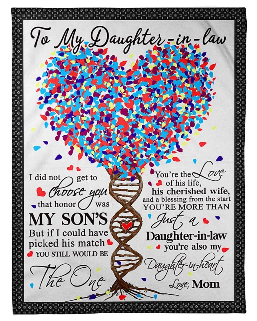You’re More Than Just A Daughter In Law To Daughter In Law Fleece Blanket Fleece Blanket
