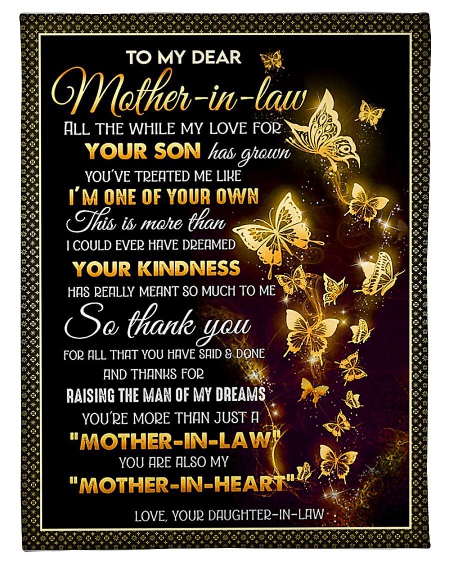 You’re More Than Just A Mother In Law To Mother In Law Fleece Blanket Fleece Blanket