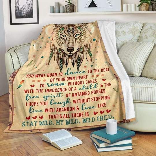 You Were Born To Dance To The Beat Fleece Blanket Giving Daughter