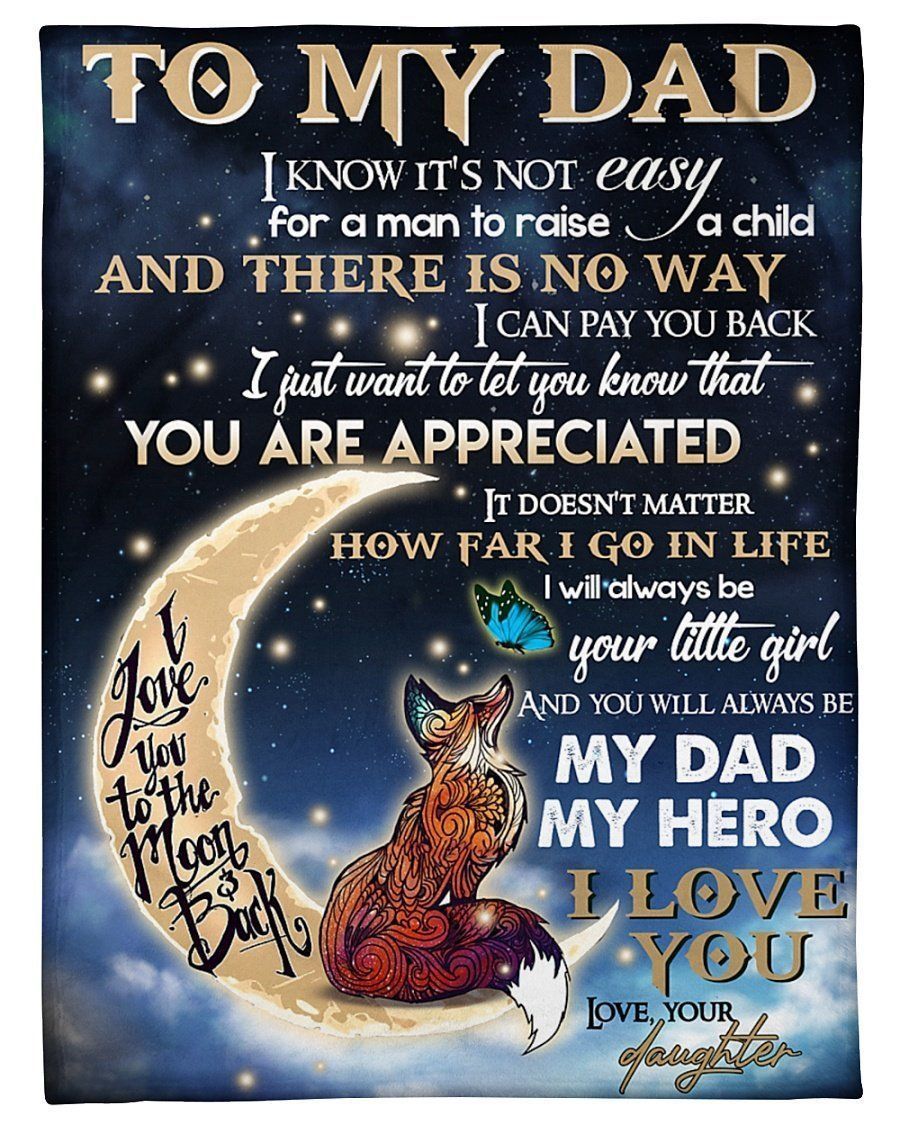 You Will Always My Dad My Hero To My Dad Fleece Blanket