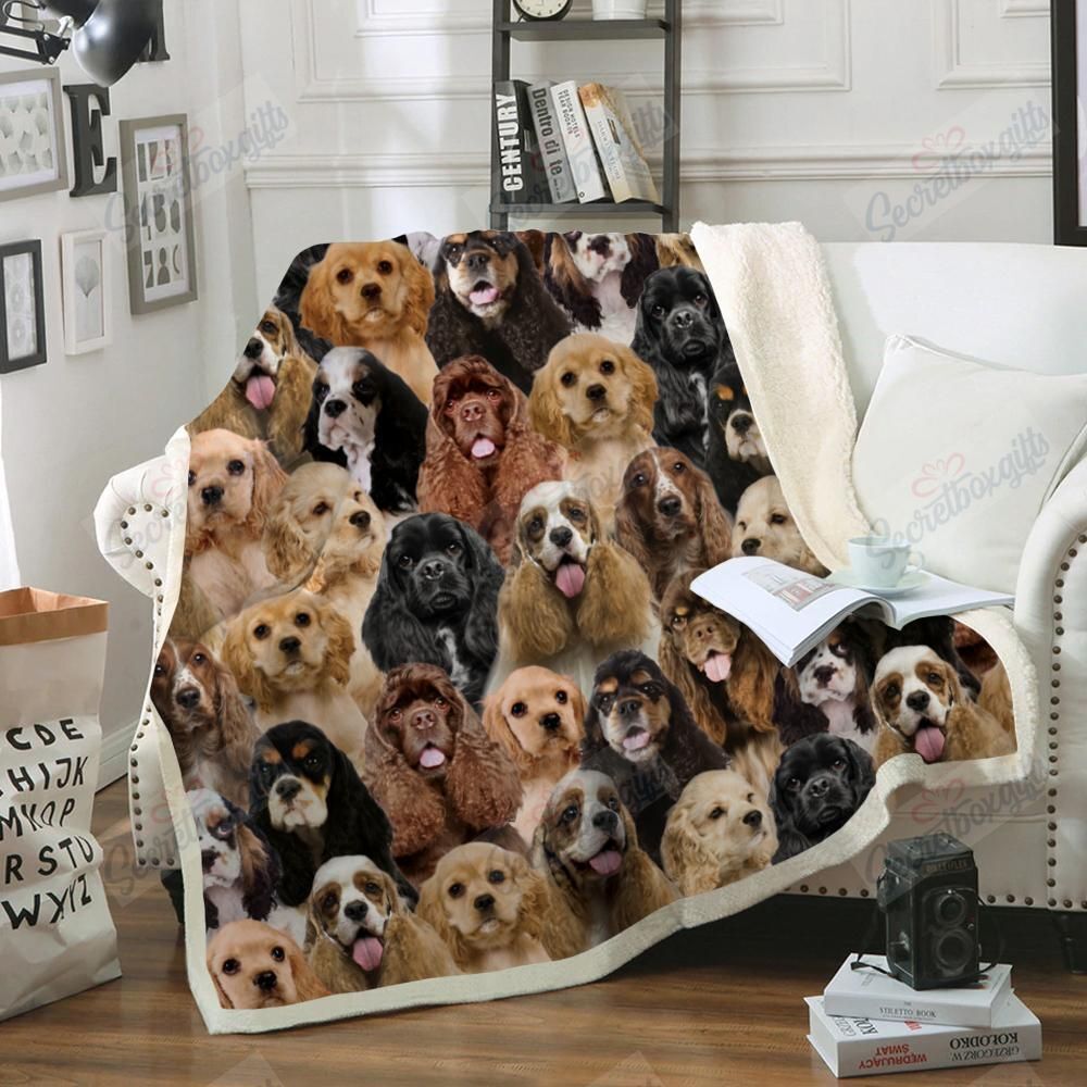 You Will Have A Bunch Of American Cocker Spaniels – Fleece Blanket