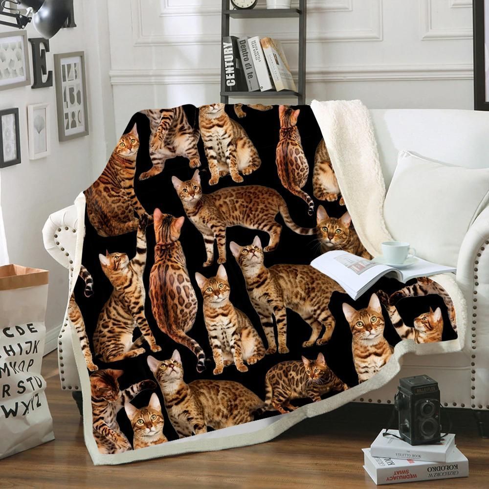 You Will Have A Bunch Of Bengal Cats – Sherpa Fleece Blanket