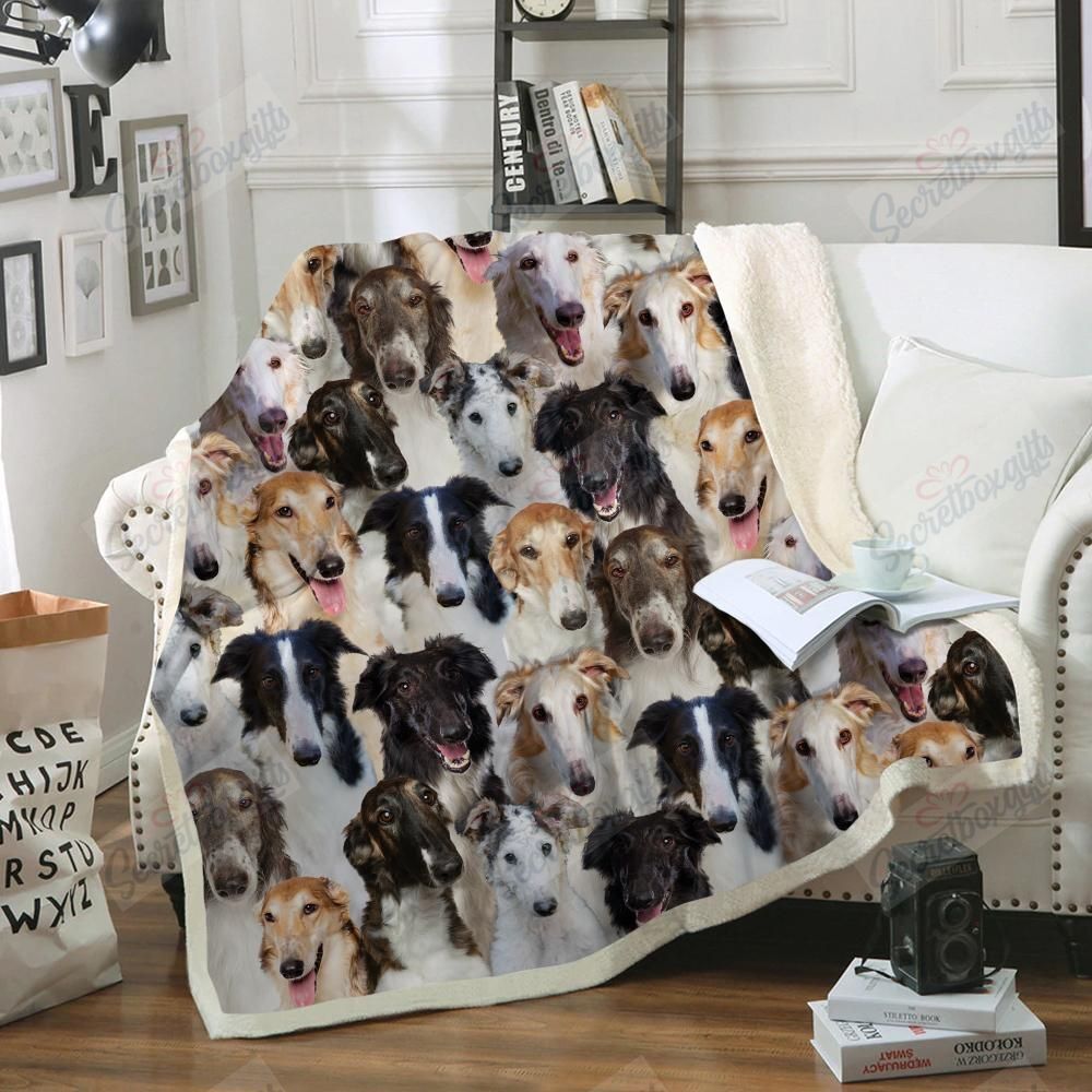 You Will Have A Bunch Of Borzois – Fleece Blanket