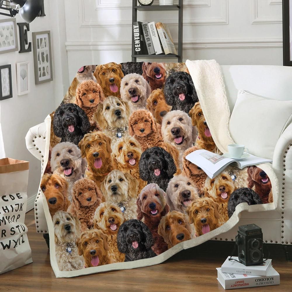 You Will Have A Bunch Of Goldendoodles – Sherpa Fleece Blanket