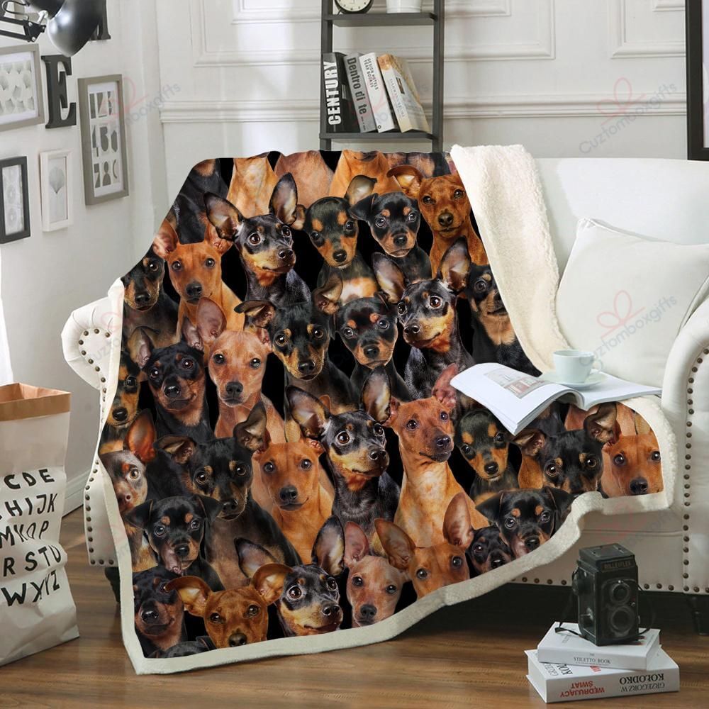 You Will Have A Bunch Of Miniature Pinschers – Sherpa Fleece Blanket