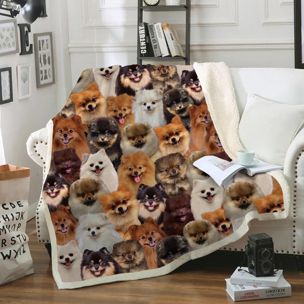 You Will Have A Bunch Of Pomeranians – Sherpa Fleece Blanket
