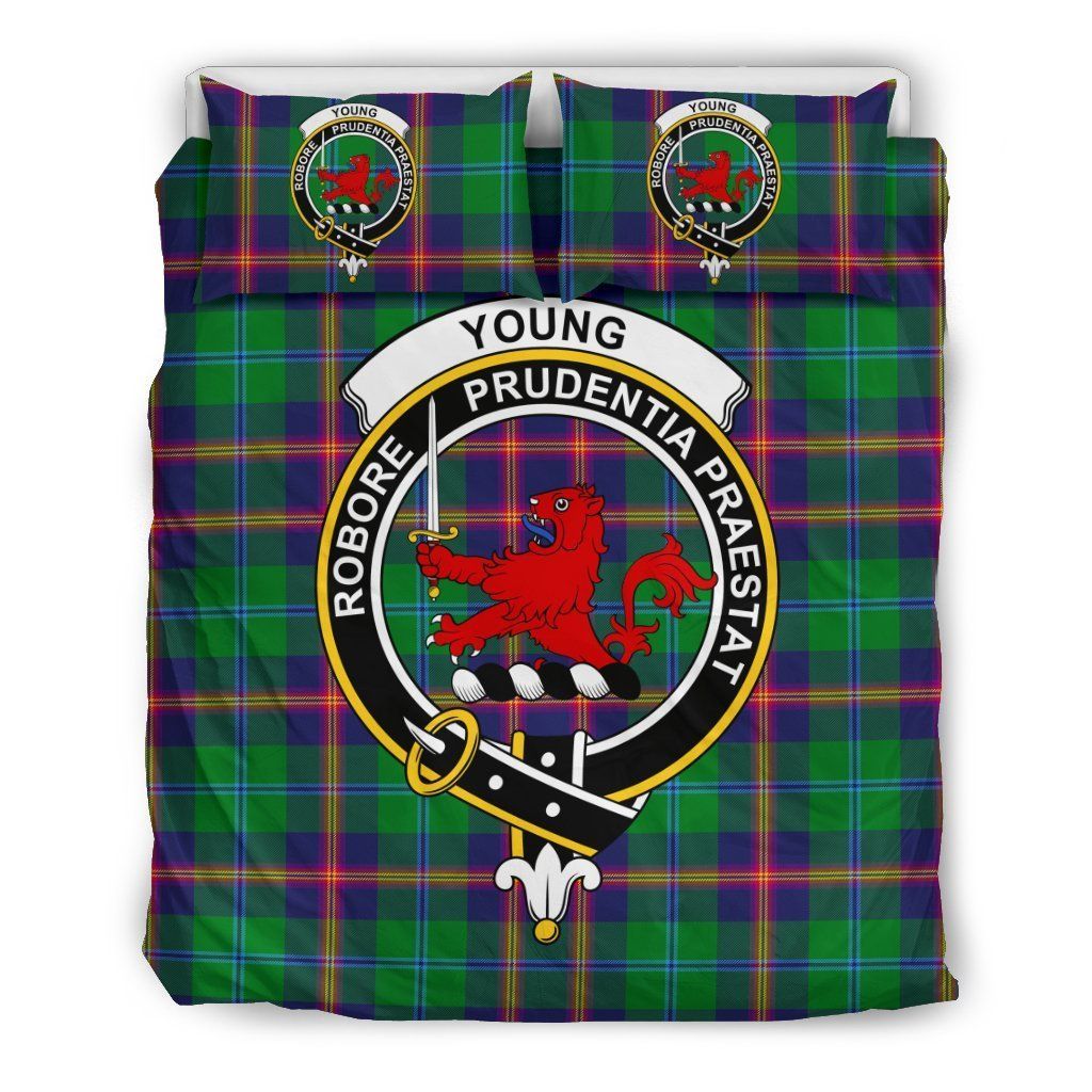 Young Clan Badge Tartan Bedding Set