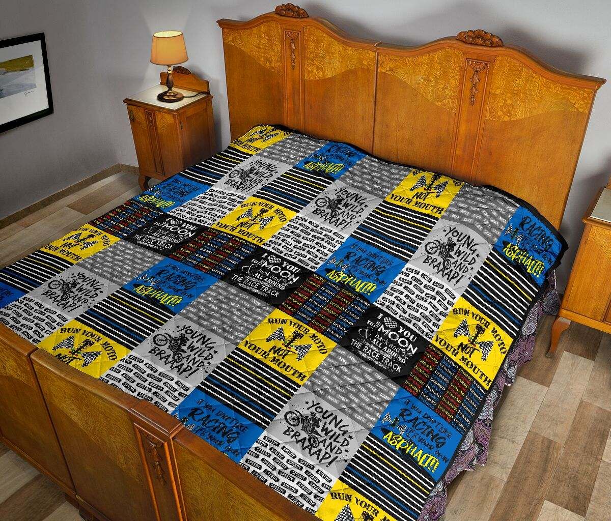 YOUNG WILD AND BRAAAP QUILT DHC281111232DD