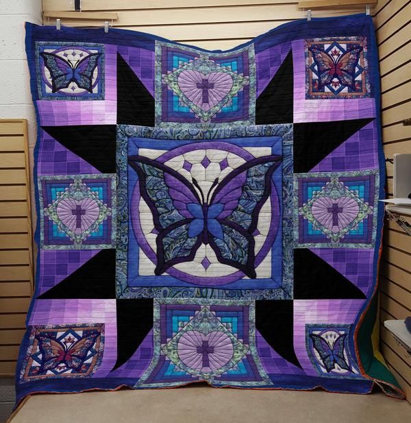 Yy0806 Butterfly One More Night Quilt Christmas Gift Dhc16122684Dd