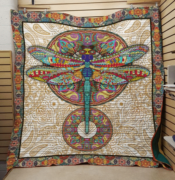 Yy1406 Dragonfly Just Walk Away Quilt Christmas Gift Dhc16122892Dd