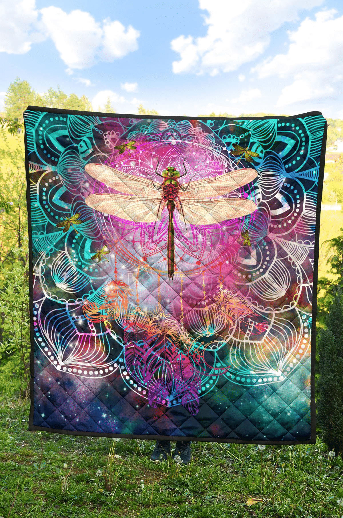 Yy1706 Dragonfly Real And True Quilt Christmas Gift Dhc16122887Dd