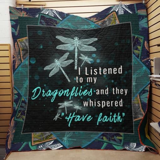 Yy2206 Dragonfly Dragonflies Have Faith Quilt Christmas Gift Dhc16122881Dd