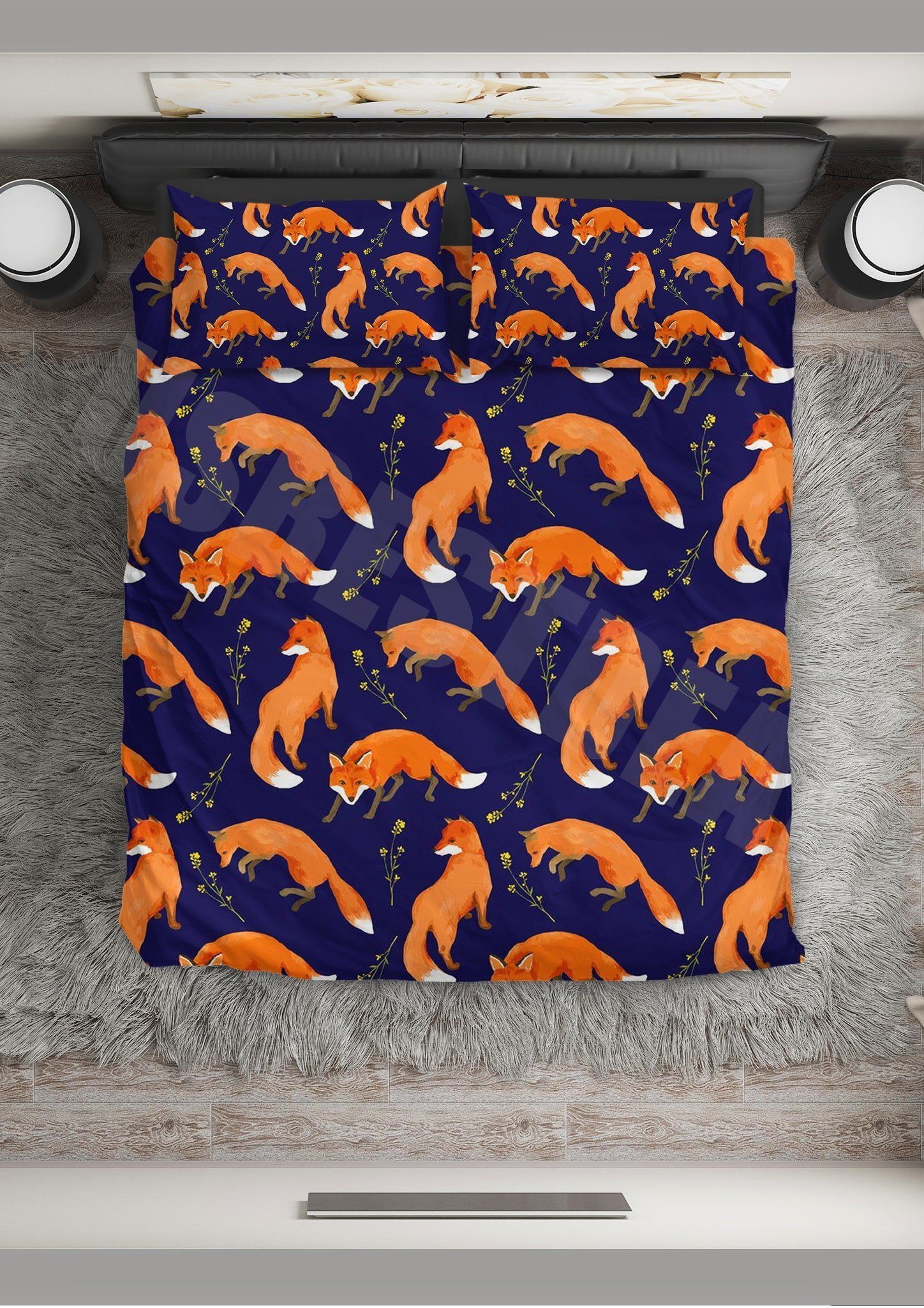 Fox Make Me Happy Bedding Set