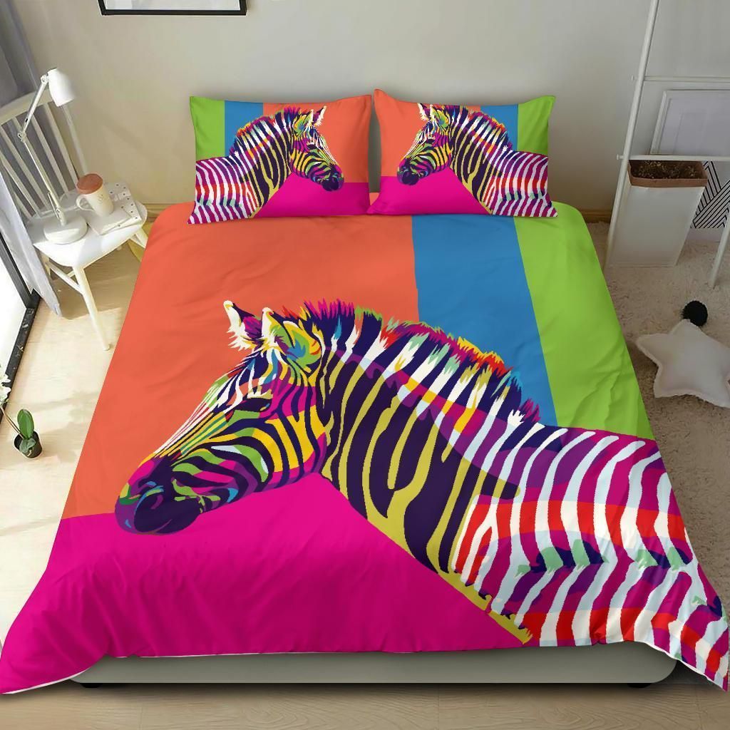 Zebra Horse Lovers Bedding Set