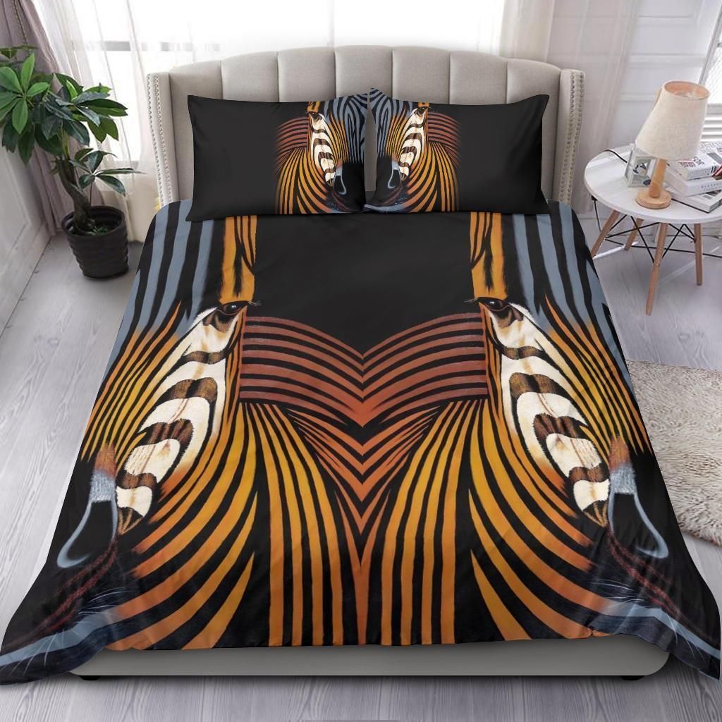 Zebra Horse Lovers Bedding Set