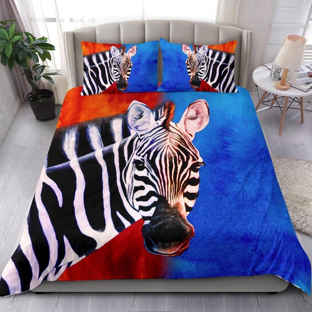 Zebra Horse Lovers Bedding Set