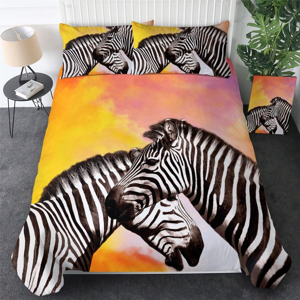 Zebra Whisper Great Sky Bedding Set