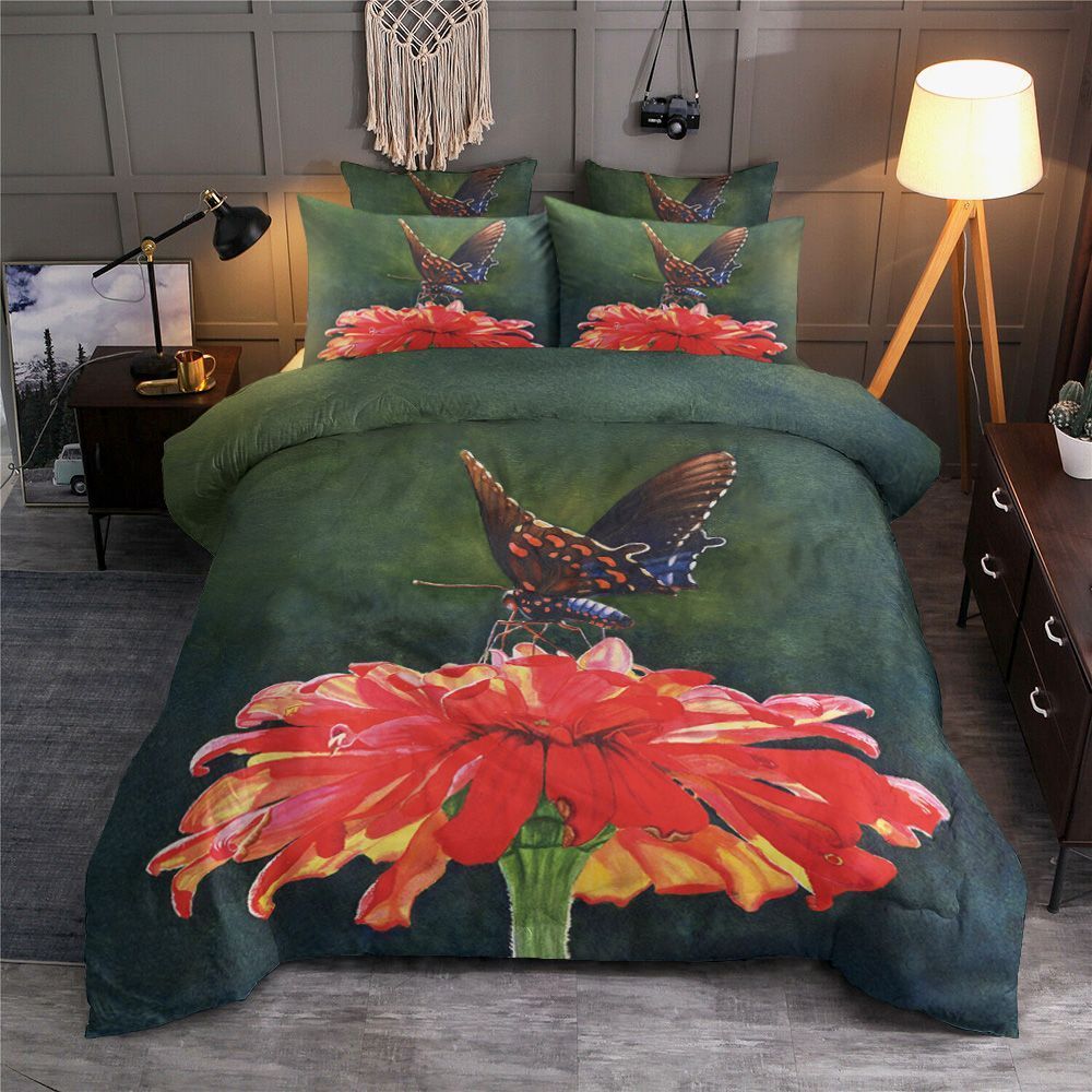 Zinnia Butterfly Bedding Set