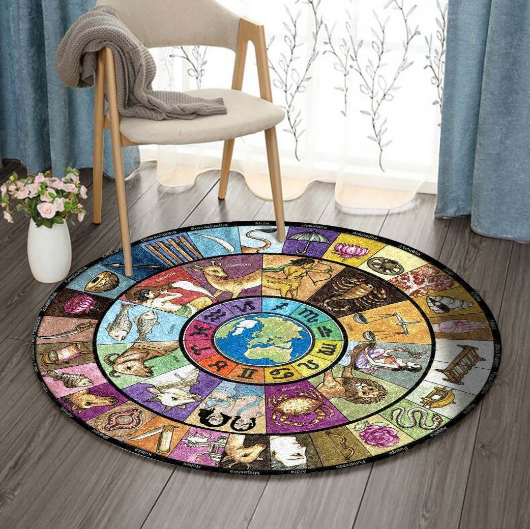 Zodiac Round Carpet