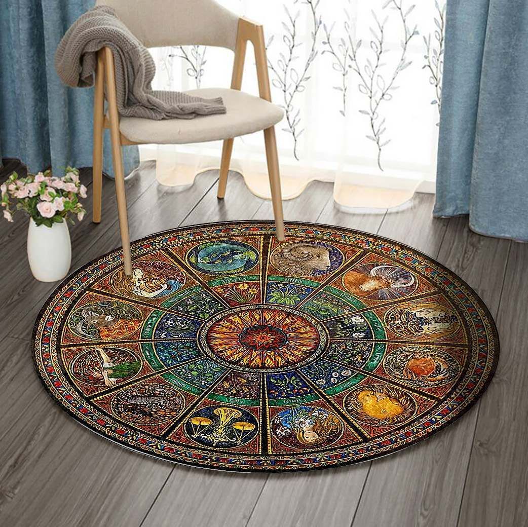 Zodiac Round Carpet