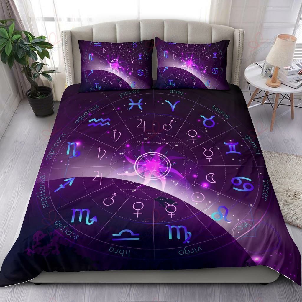 Zodiac Galaxy 3D Bedding Set